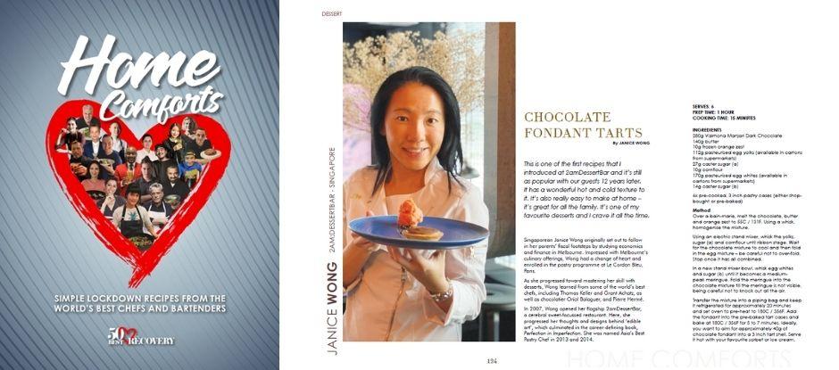 A taste of Home Comforts: Janice Wong’s Chocolate Fondant Tarts